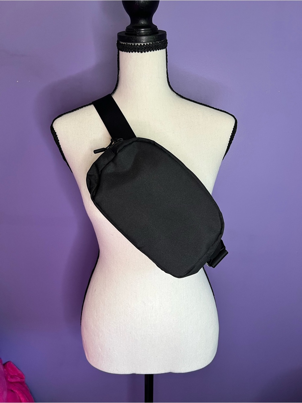 Black Lighten Up Belt Bag- Vera Bradley